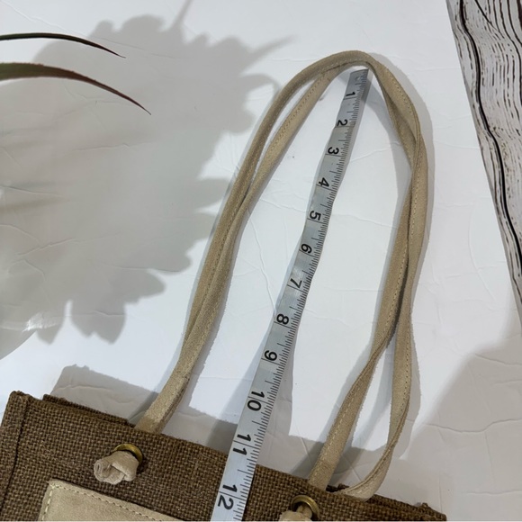 Nature Care Suede and Burlap Bag From Spain - Picture 6 of 6